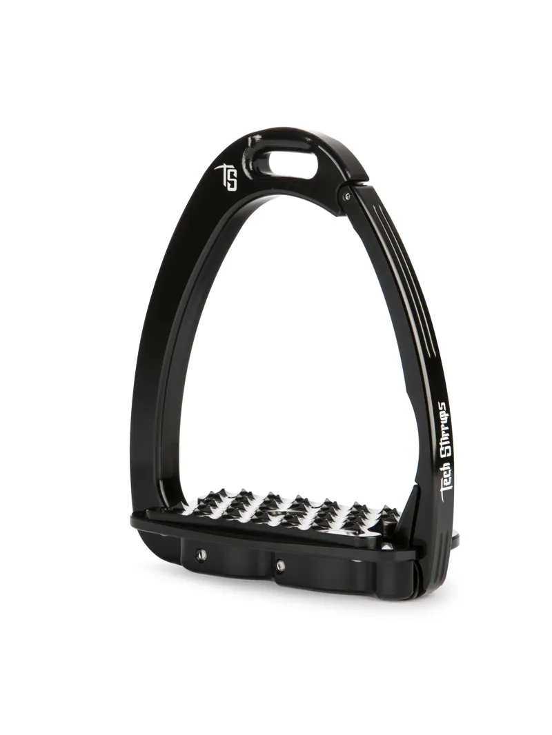 Tech Venice Flat Evo Safety Stirrups-Black